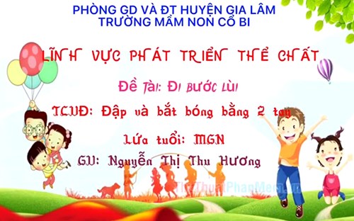 Lĩnh vực phát triển thể chất